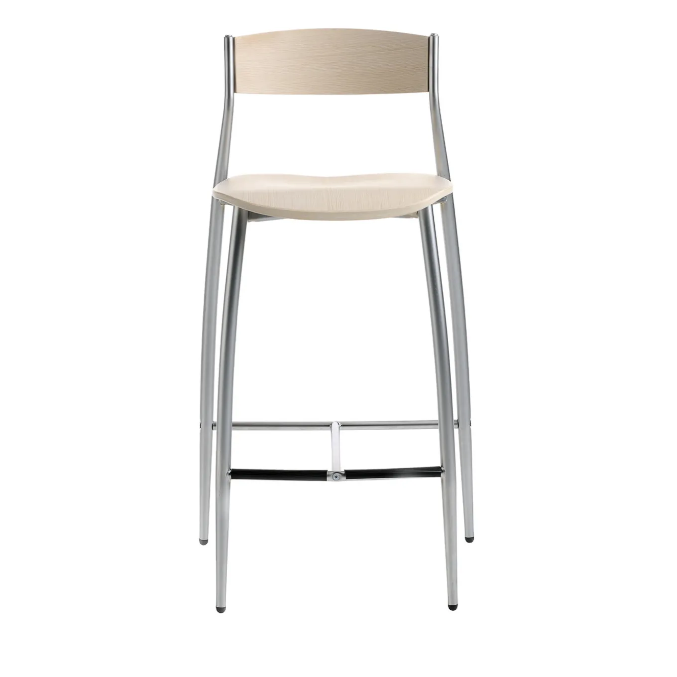 Baba Set of 2 Oak Counter Stools by Sergio Mian