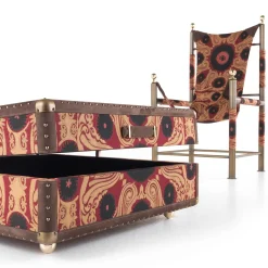 Babel Brown Foldable Travel Chair and Trunk