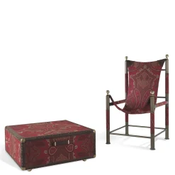 Babel Red Foldable Travel Chair and Trunk