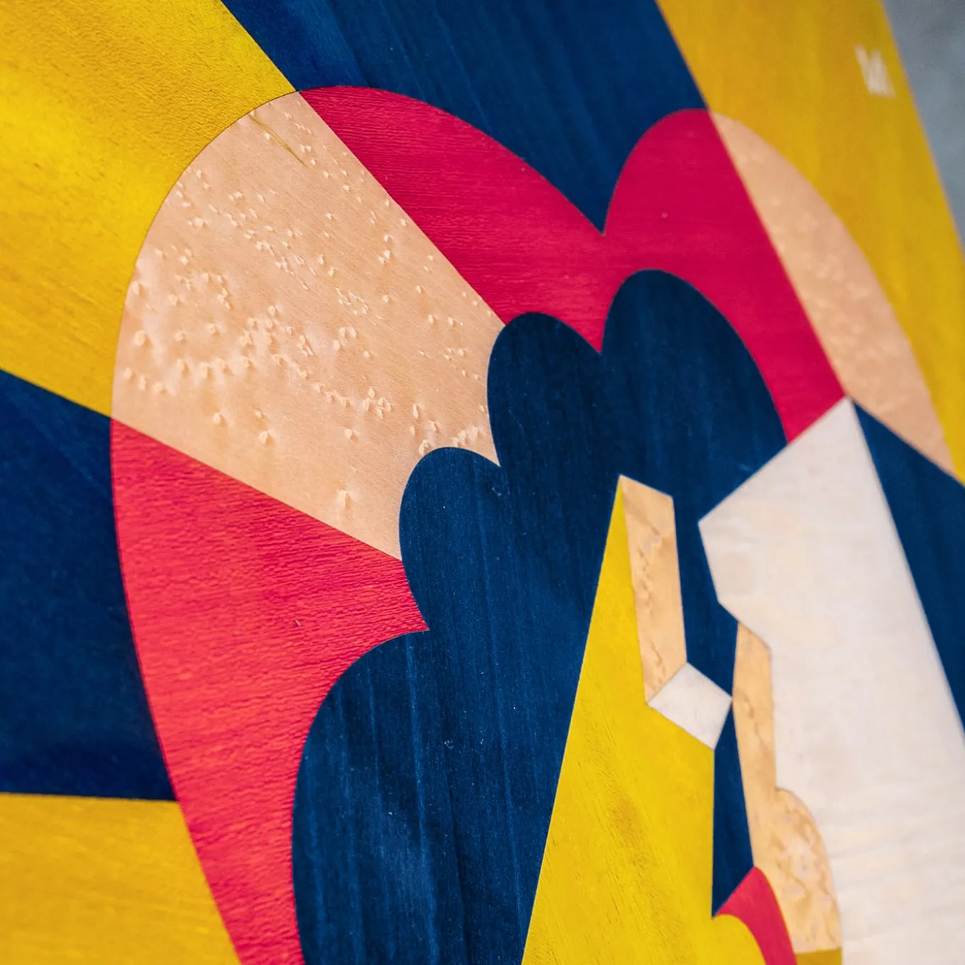 Bacio San Valentino Mirror Wood Panel