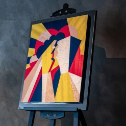 Bacio San Valentino Mirror Wood Panel