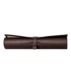 Backgammon Soft Travel 30 Cocoa Brown Leather Board Game