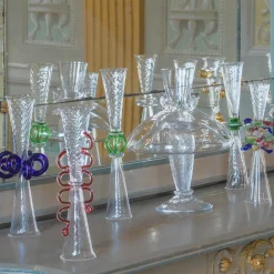 Bagatti Valsecchi Transparent & Blue Glass by Borek Sipek