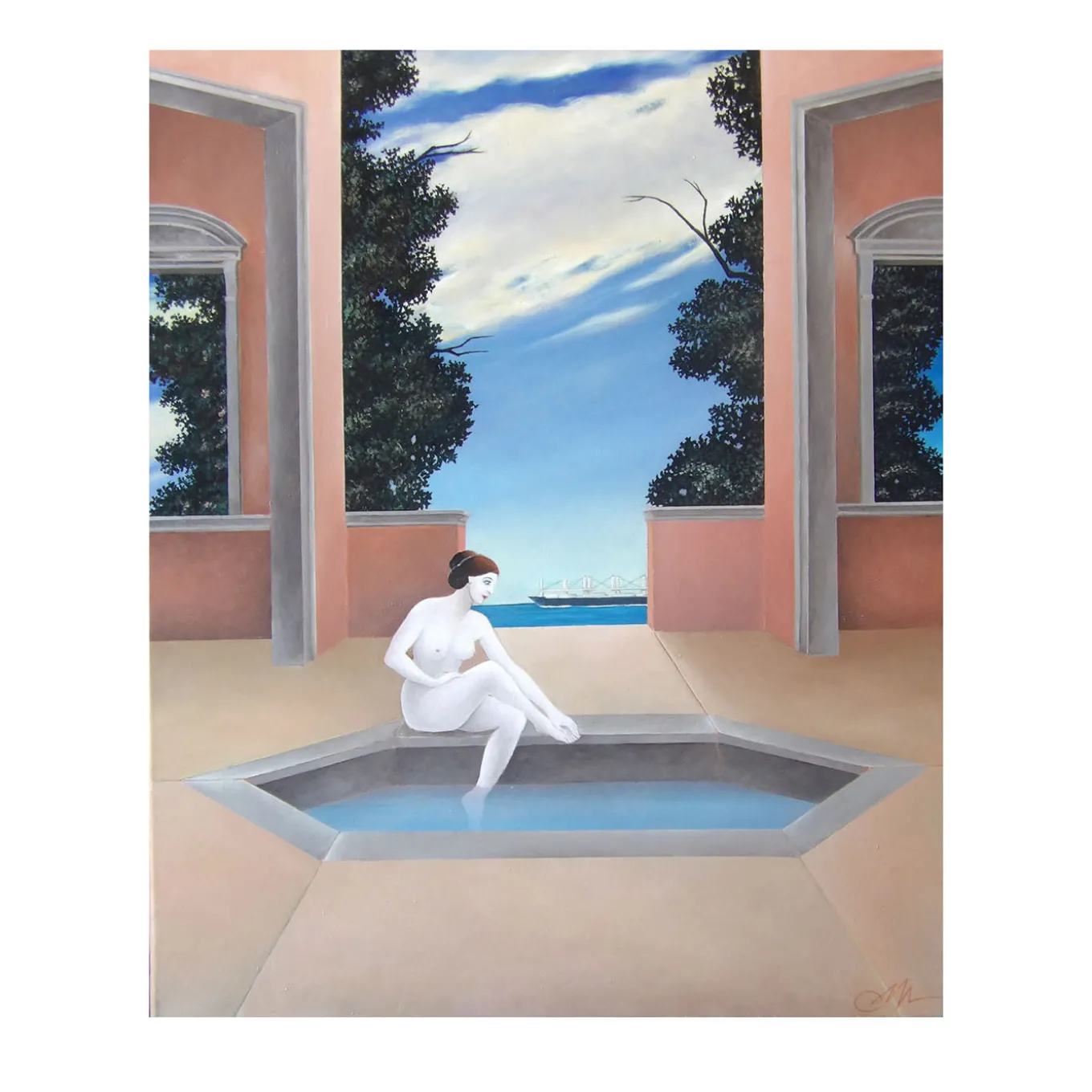 Bagnante Bianca Painting