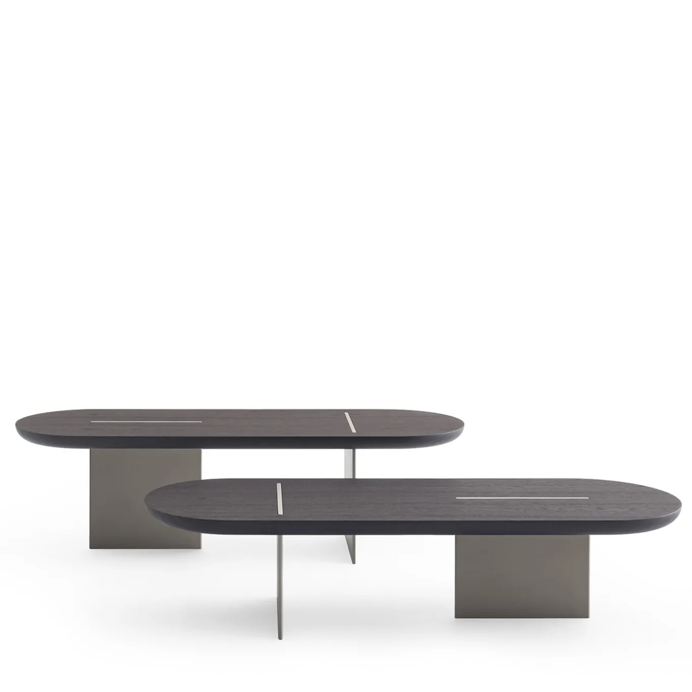 Baguette Low Rounded Oak Coffee Table