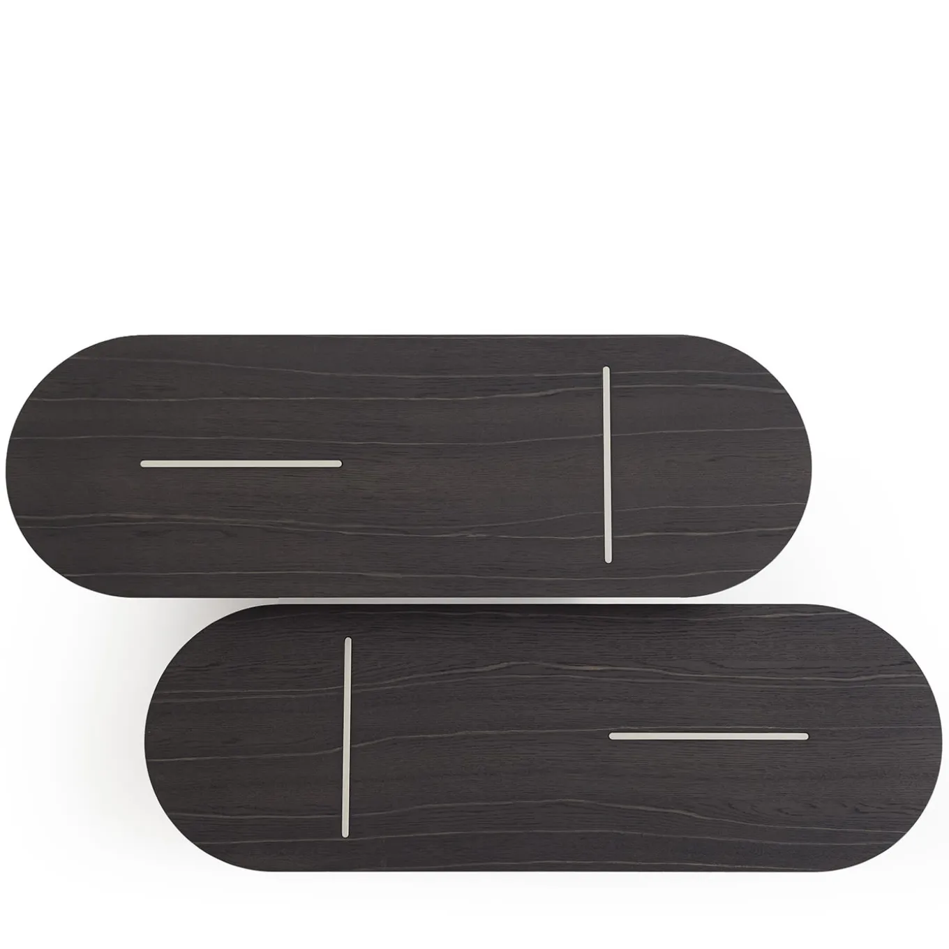 Baguette Low Rounded Oak Coffee Table