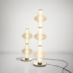 Baker Street Muse 2-Light Glass Floor Lamp