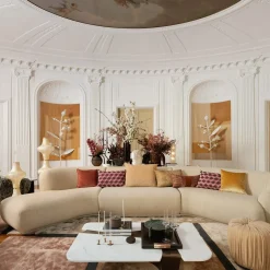 Baker Street Muse 2-Light Glass Floor Lamp