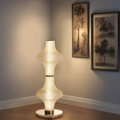 Baker Street Muse 2-Light Glass Floor Lamp