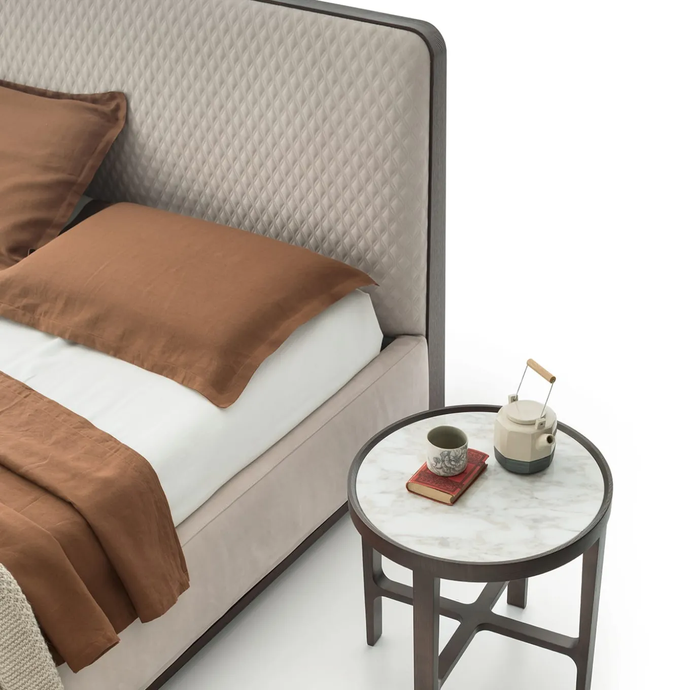 Bali Beige Bed by Giuseppe Bavuso
