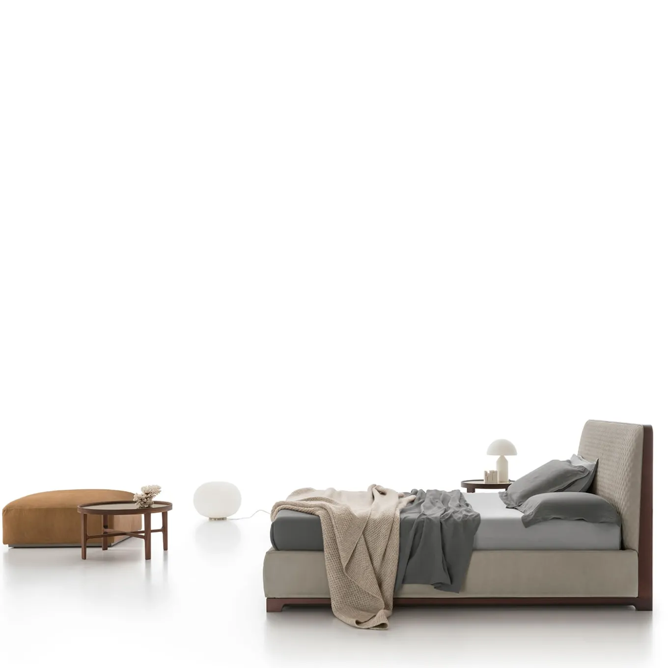 Bali Beige Bed by Giuseppe Bavuso