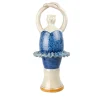 Ballerina Blue Ceramic Vase