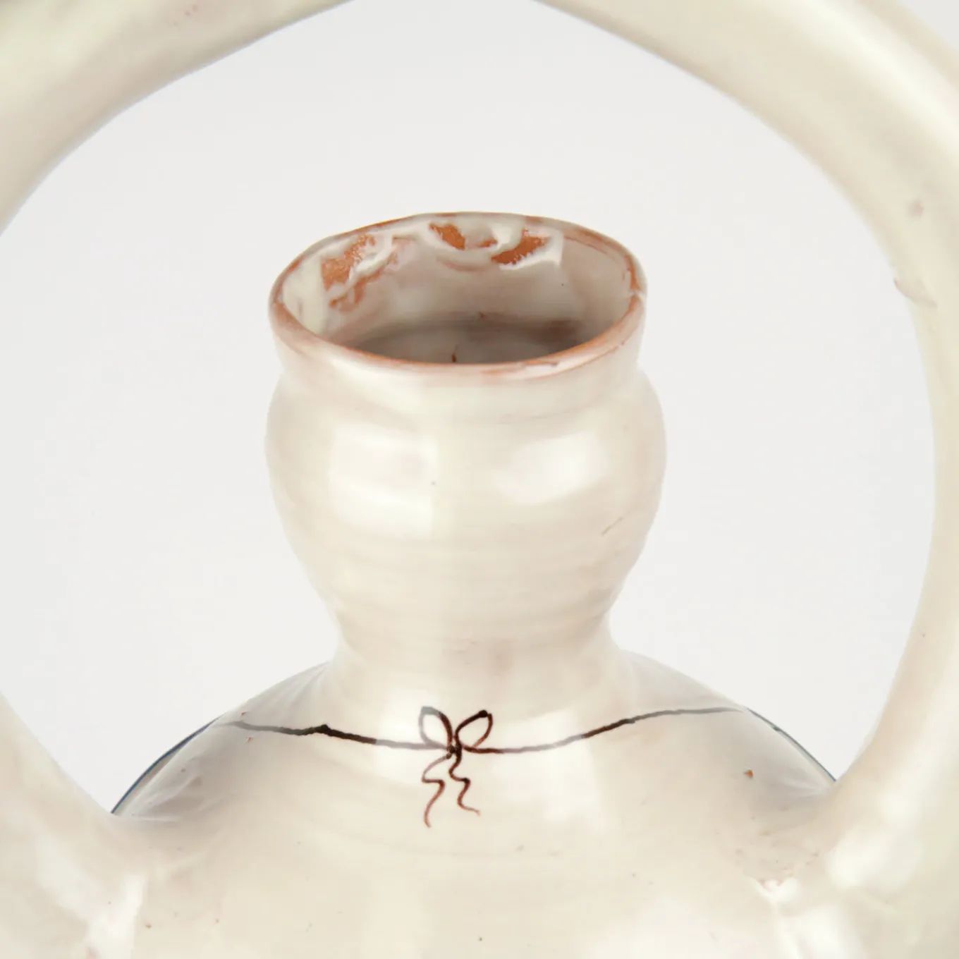 Ballerina Blue Ceramic Vase