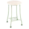 Bamboo Outdoor Green Stainless Steel High Side Table
