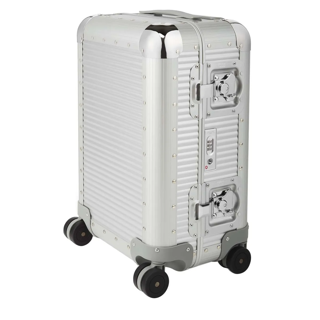 Bank S Moonlight Silver Metal Luggage