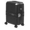 Bank Zip Deluxe Black Spinner 55 Medium Luggage
