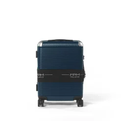 Bank Zip Deluxe Blue Spinner 55 Medium Luggage