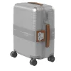 Bank Zip Deluxe Gray Spinner 55 Medium Luggage