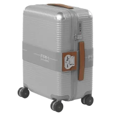 Bank Zip Deluxe Gray Spinner 55 Medium Luggage