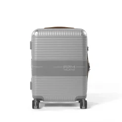 Bank Zip Deluxe Gray Spinner 55 Medium Luggage