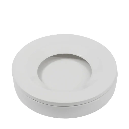 Barbados Large White Ashtray by Angelo Mangiarotti