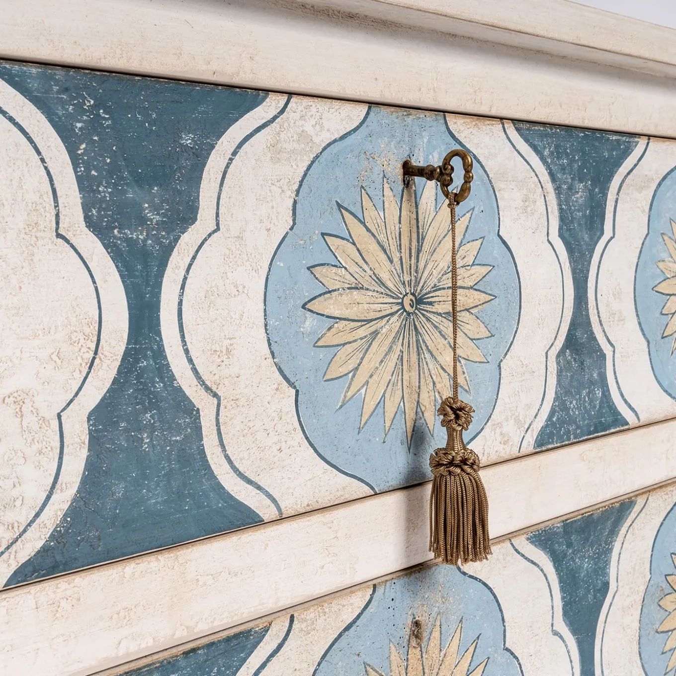 Barberini Deep Sea Blue Chest of Drawers