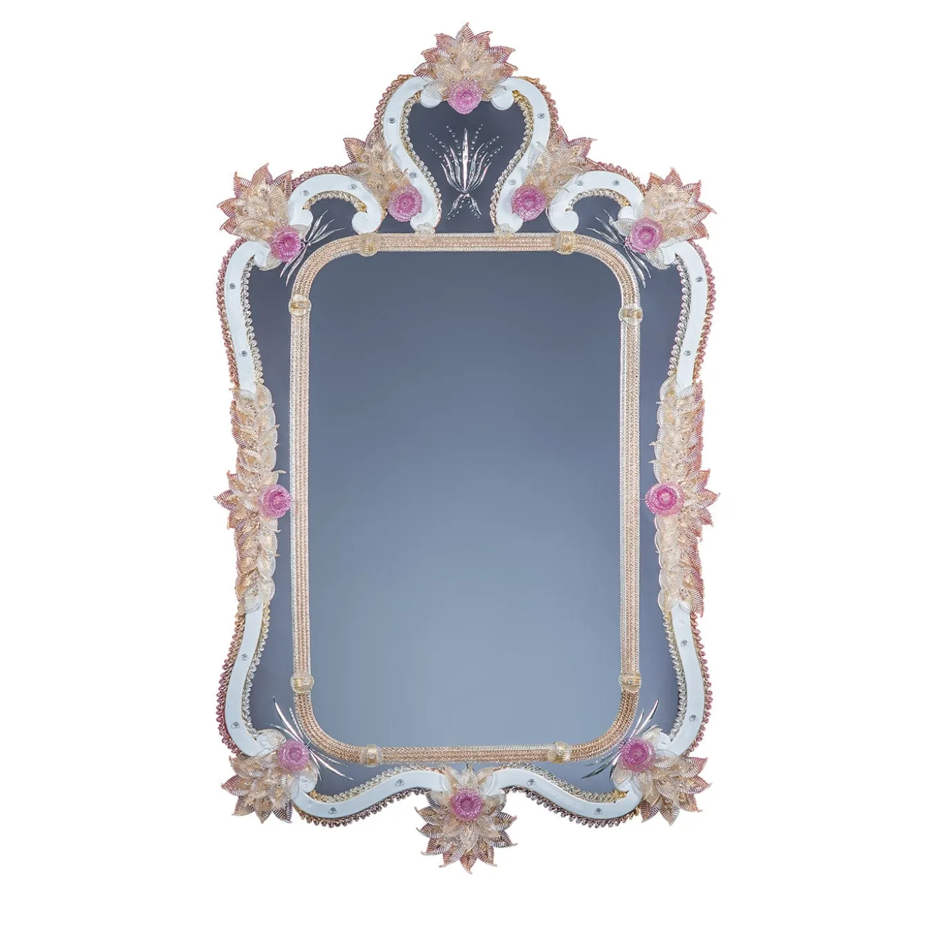 Barocco Murano Glass Mirror
