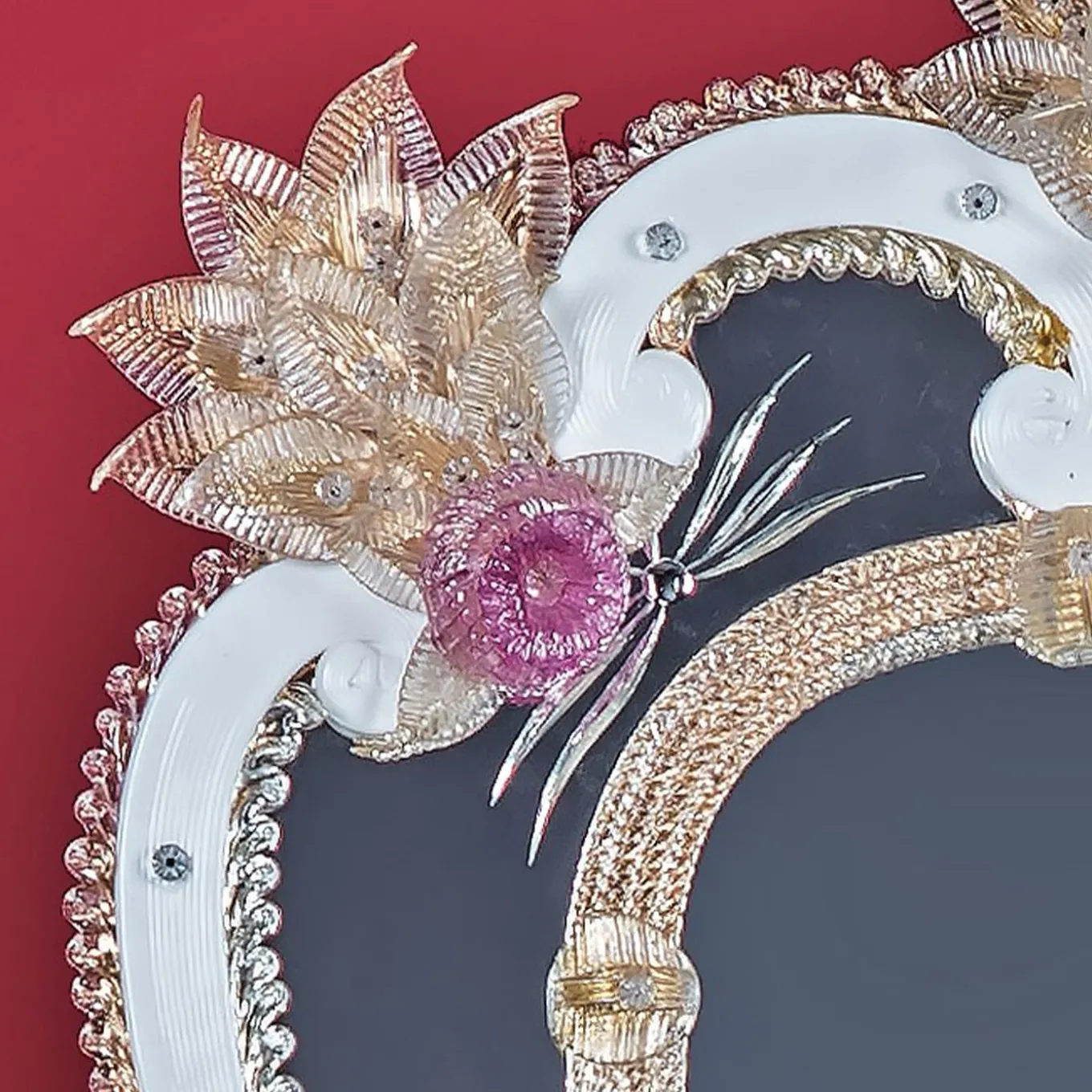 Barocco Murano Glass Mirror