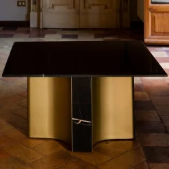 Barso Q Sahara Noir Marble Coffee Table by Paolo Ciacci