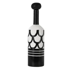 Bauhaus Black Decorative Bottle