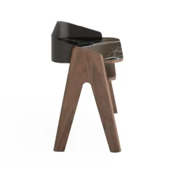 Bavero Breccia Imperiale Marble-Effect Nightstand