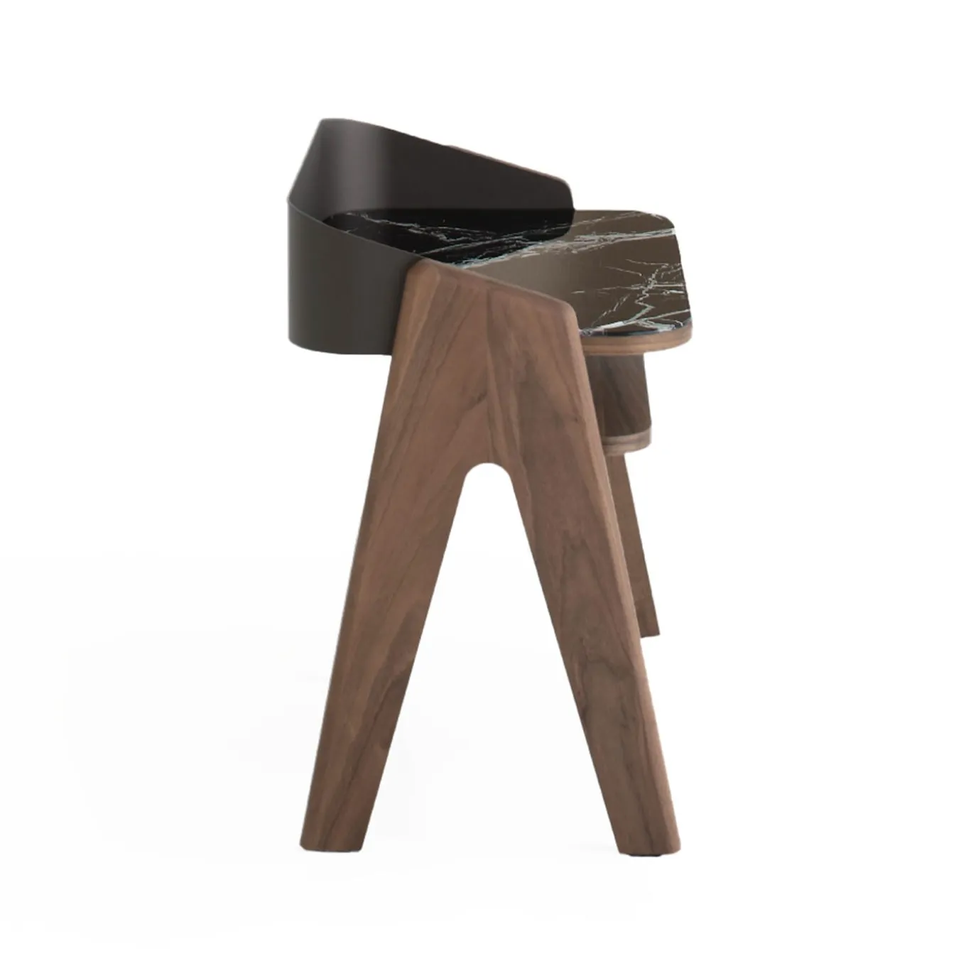 Bavero Breccia Imperiale Marble-Effect Nightstand