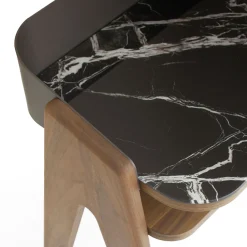 Bavero Breccia Imperiale Marble-Effect Nightstand