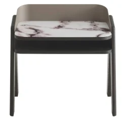 Bavero Trinity White Nightstand