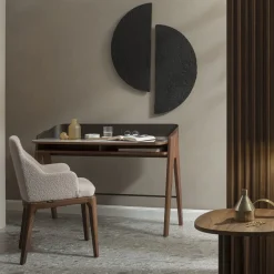 Bavero Trinity White Writing Desk