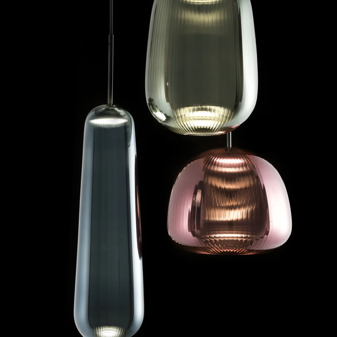 Bed Amethyst Pendant Light