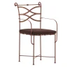 Begentle Iron Chair With Armrests