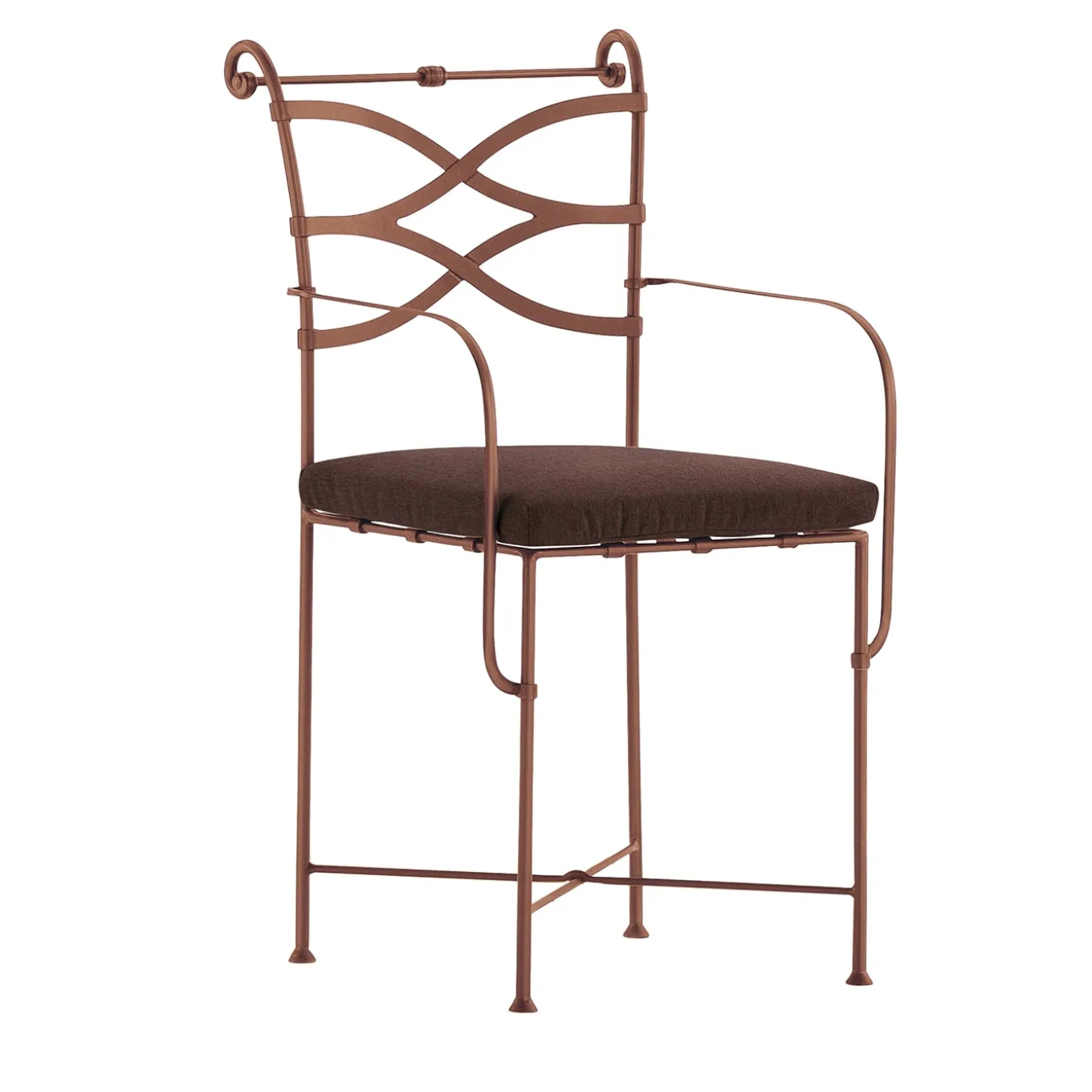 Begentle Iron Chair With Armrests
