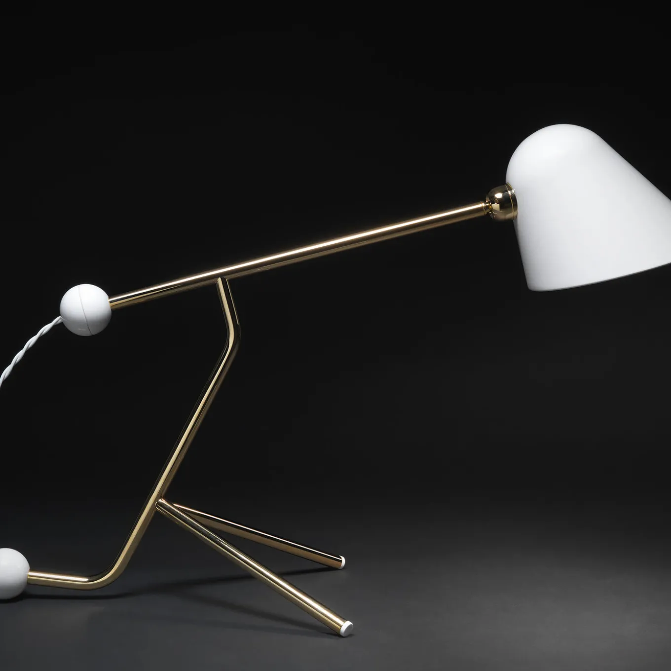 Beghina White Table Lamp by Giulia and Guido Guarnieri