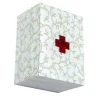 Beige and Red First Aid Box