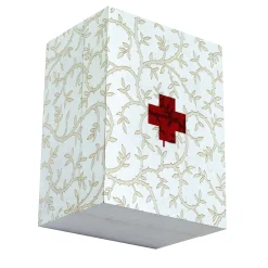 Beige and Red First Aid Box