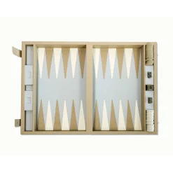 Beige Backgammon Box Game