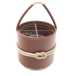 Beige Cylindrical Cutlery Holder