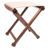 Beige Folding Stool