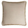 Beige Happy Linen Cushion