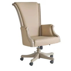 Beige Swivel Office Chair by Studio Privè Collection
