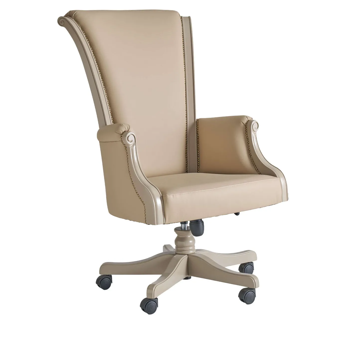 Beige Swivel Office Chair by Studio Privè Collection