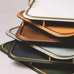Bellini Large Square Tray in Brass
