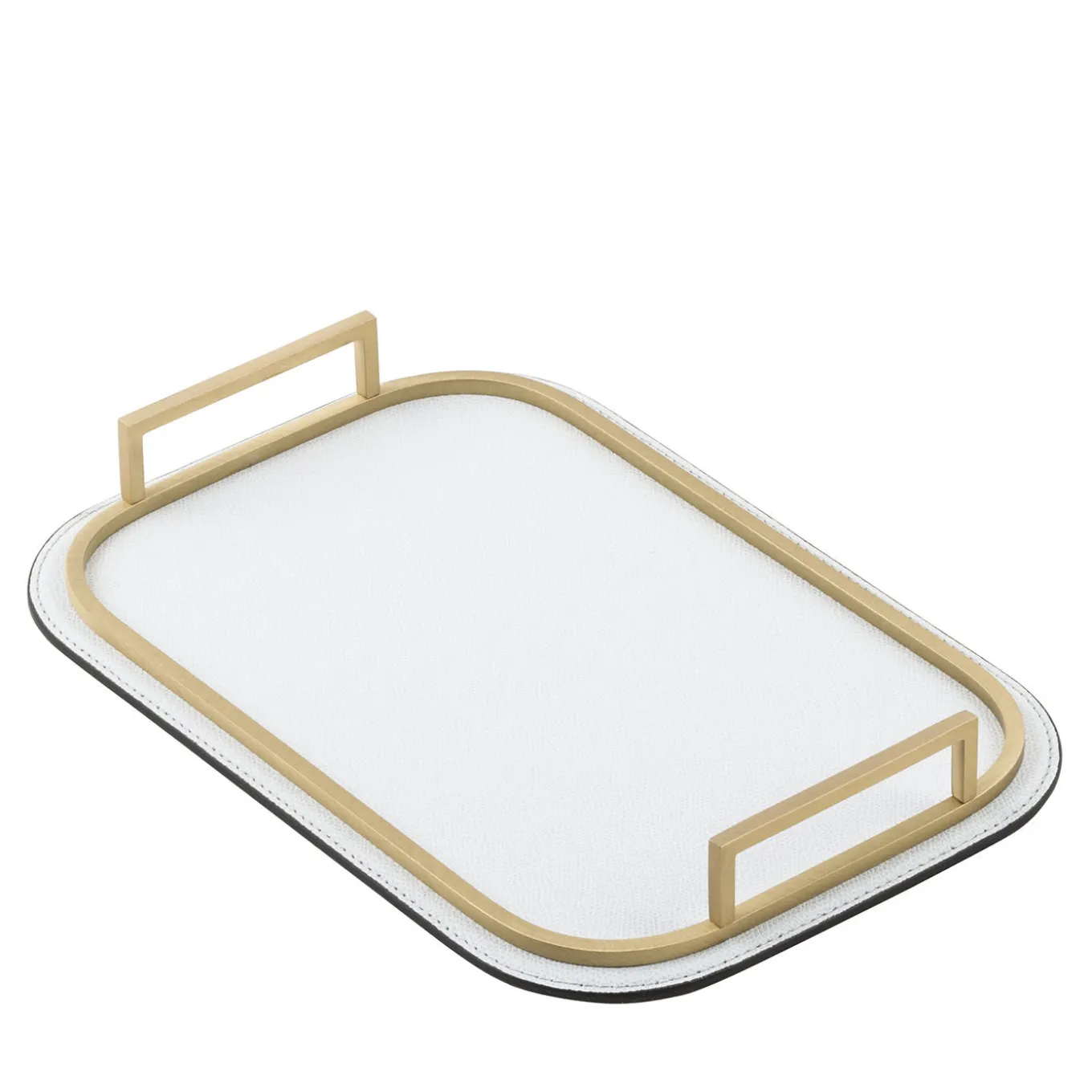 Bellini Small Rectangular Tray in Brass