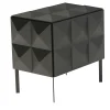 Belmondo Bedside Table Black by Bruno Rainaldi